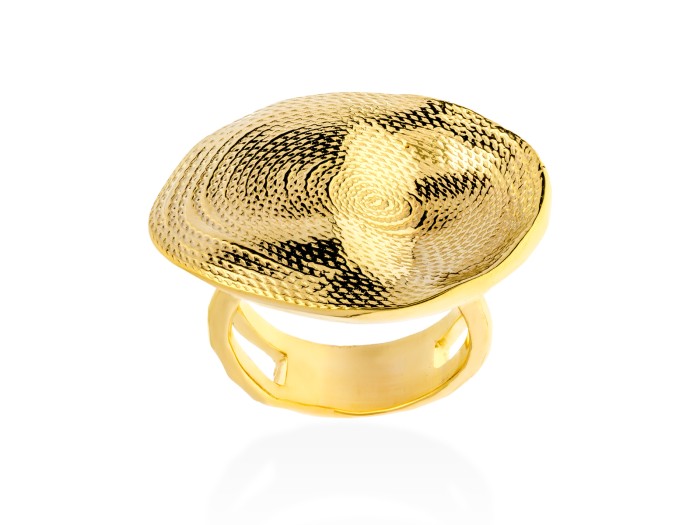 Anillo ST. TROPEZ  en plata dorada