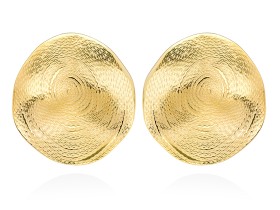 Pendientes St. Tropez  en plata dorada